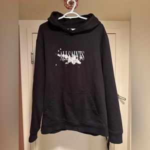Mens All Saints Hoodie Large
